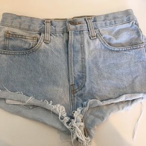 Barley Used Brandy Melville Denim Shorts