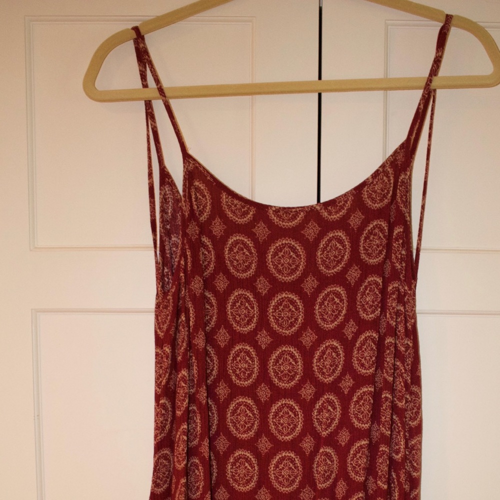BRANDY MELVILLE red/burgundy strappy dress!