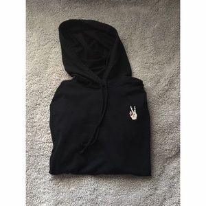 Black hoodie (new)
