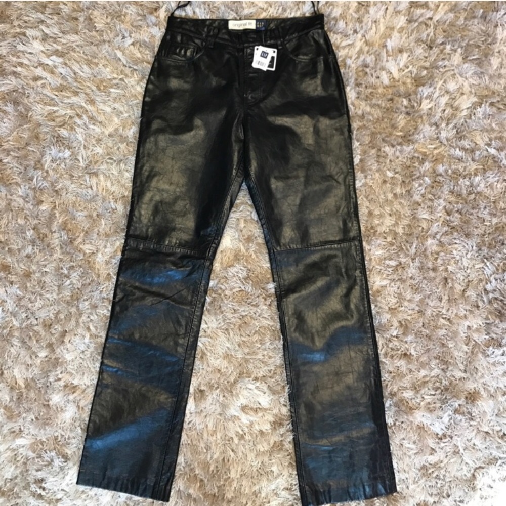 SOLD New With Tags Genuine Leather GAP Pants