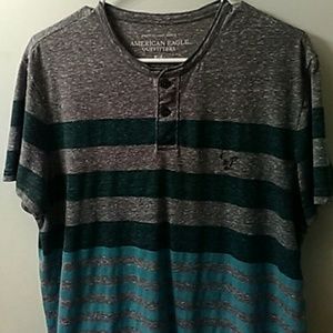 Mens American Eagle button down t-shirt