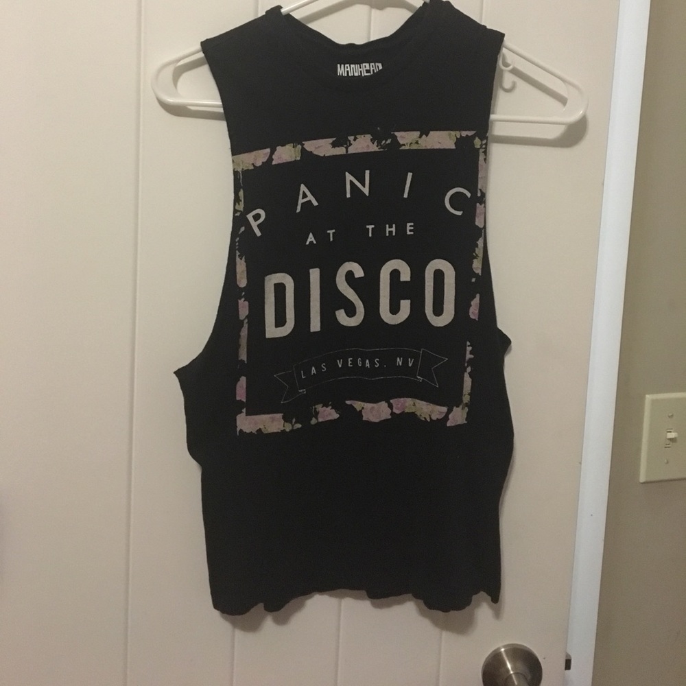 P!ATD Panic at the Disco Sleeveless Las Vegas Tee