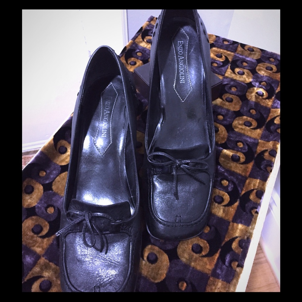 Black Enzo Angiolini Heels