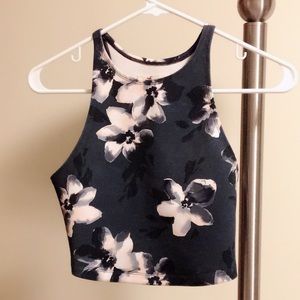 Flowery crop top