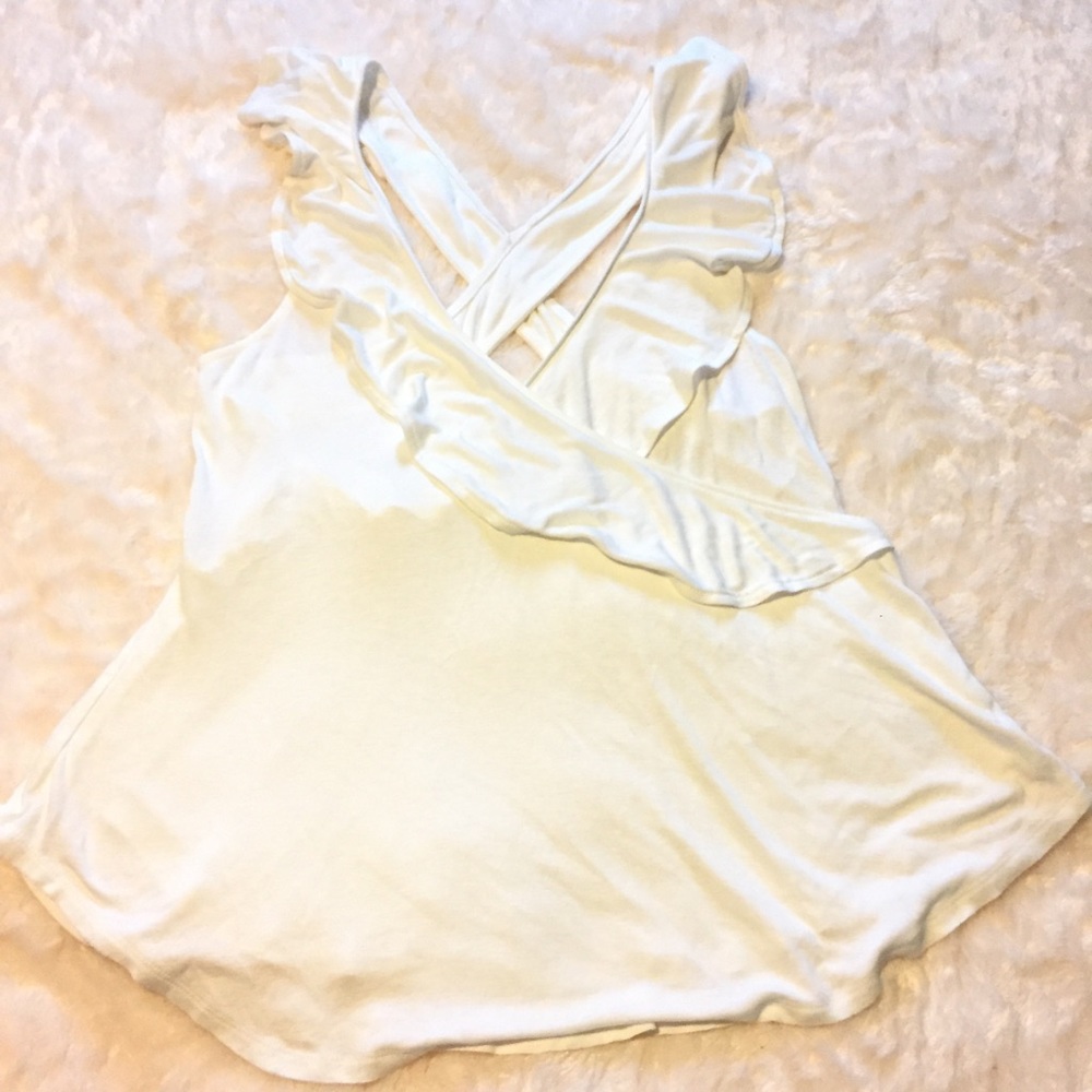 NWOT Free People Clementine Ruffle Tank - Picture 3 of 4