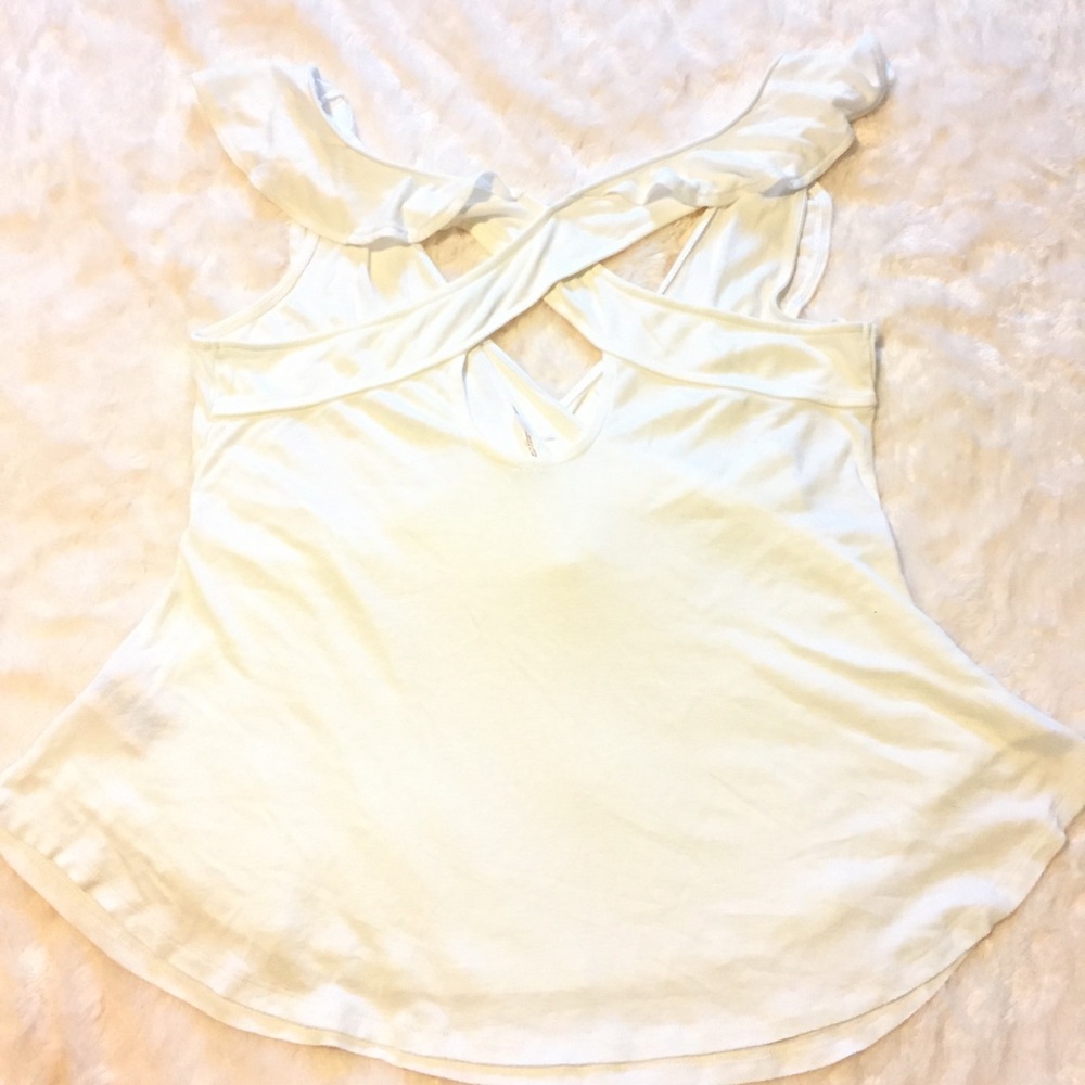 NWOT Free People Clementine Ruffle Tank - Picture 4 of 4