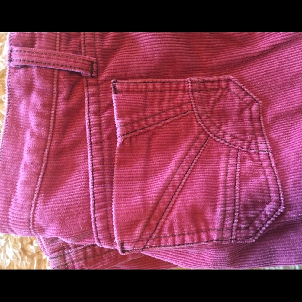 Juicy couture corduroy pink flair Beach day Jeans