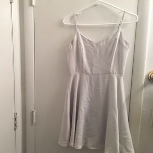 Spaghetti Strap White Dress