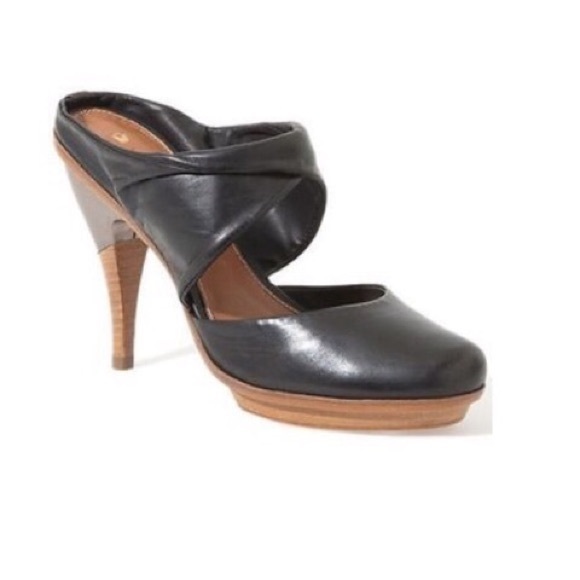 NEW Anthropologie Leifsdottir Leather Mules - Picture 1 of 5