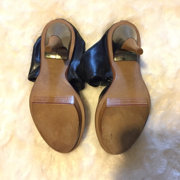 NEW Anthropologie Leifsdottir Leather Mules - Picture 4 of 5