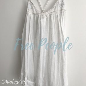 Delicate M Free People White Babydoll