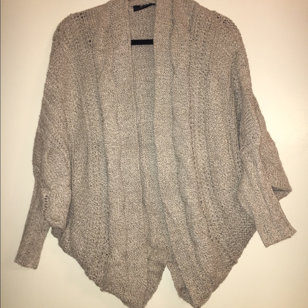 Chunky cardigan sweater