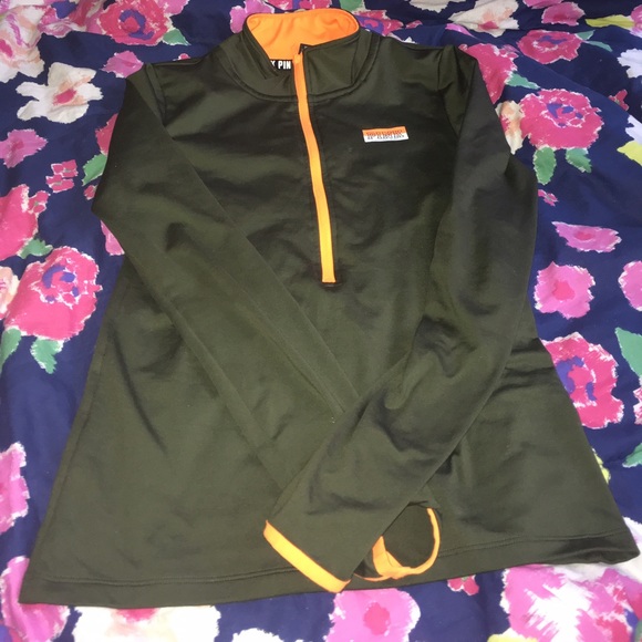 victoria's Secret pink ultimate half zip pull over - Picture 1 of 5