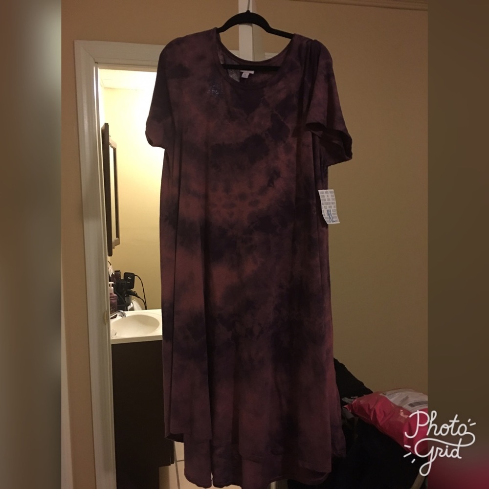 LuLaRoe Tie dye Carly XL *UNICORN*
