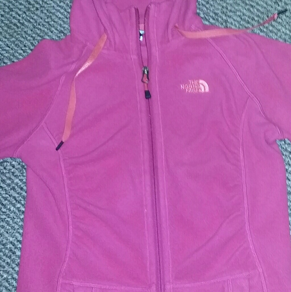 North Face fleece zip up hoodie