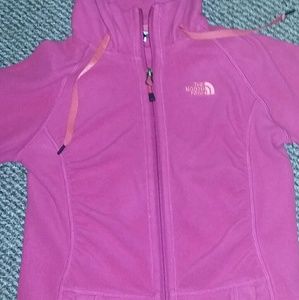 North Face fleece zip up hoodie