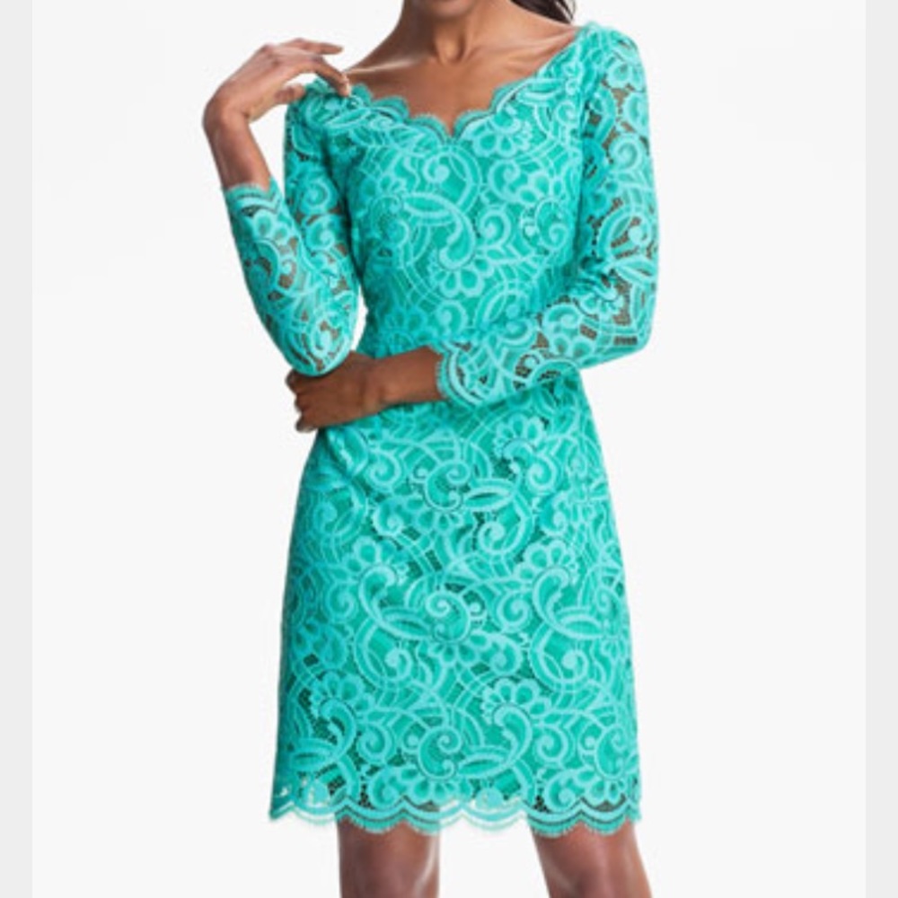 Lilly Pulitzer about face lace Helene dress 0 2 xs