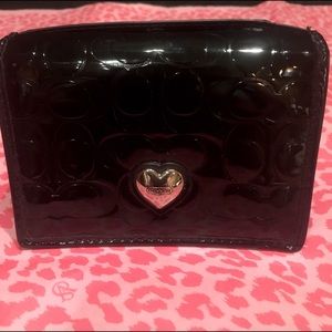 NWT Patent Leather Coach Wallet