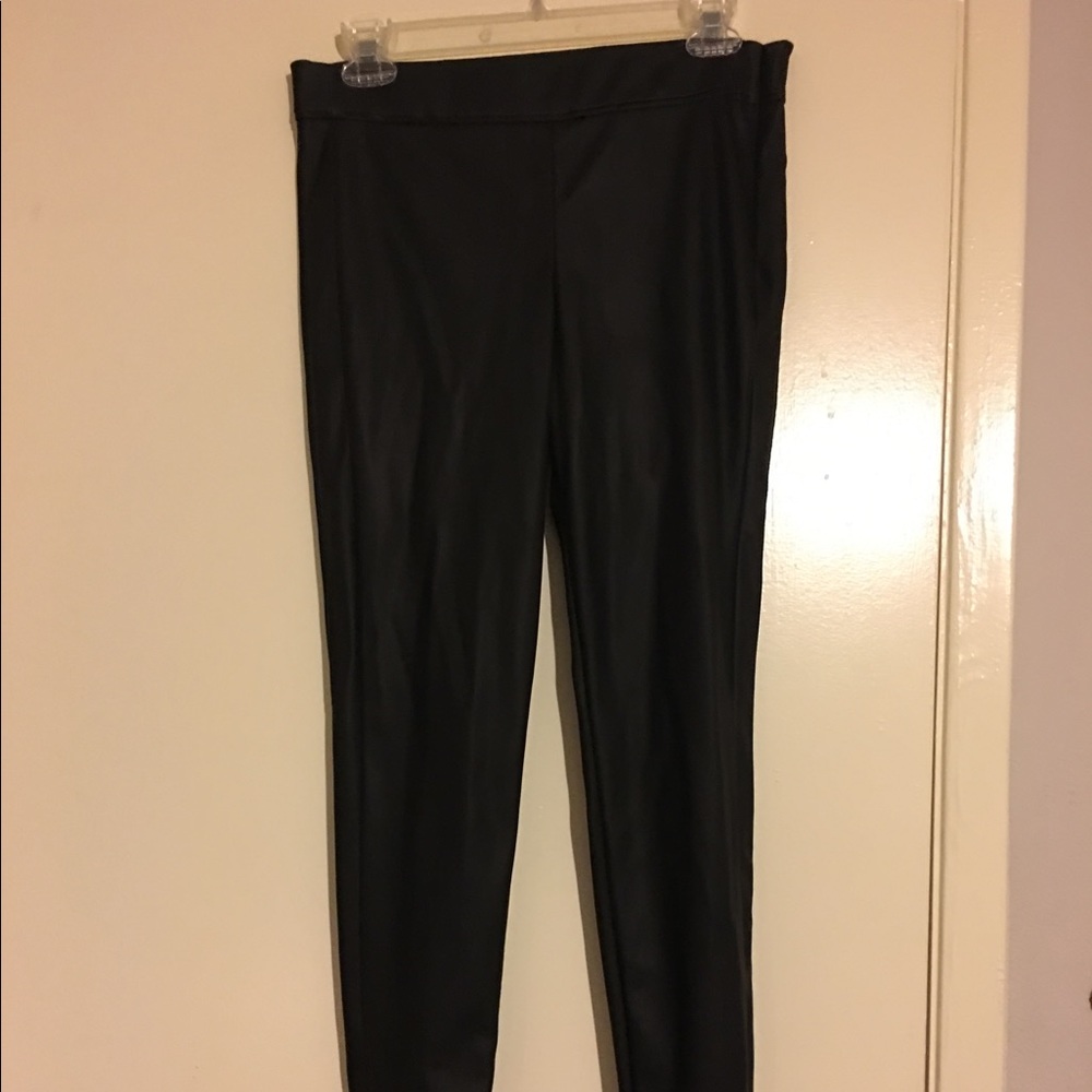 Express Faux Leather Pants size 4