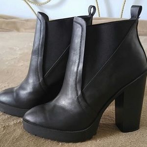 ASOS Black Chunky Booties