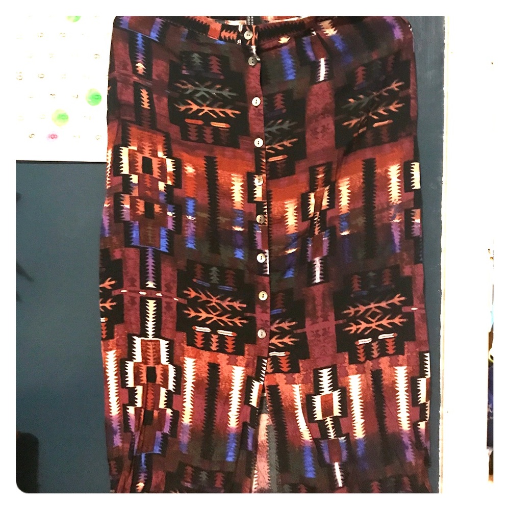 Tribal long skirt