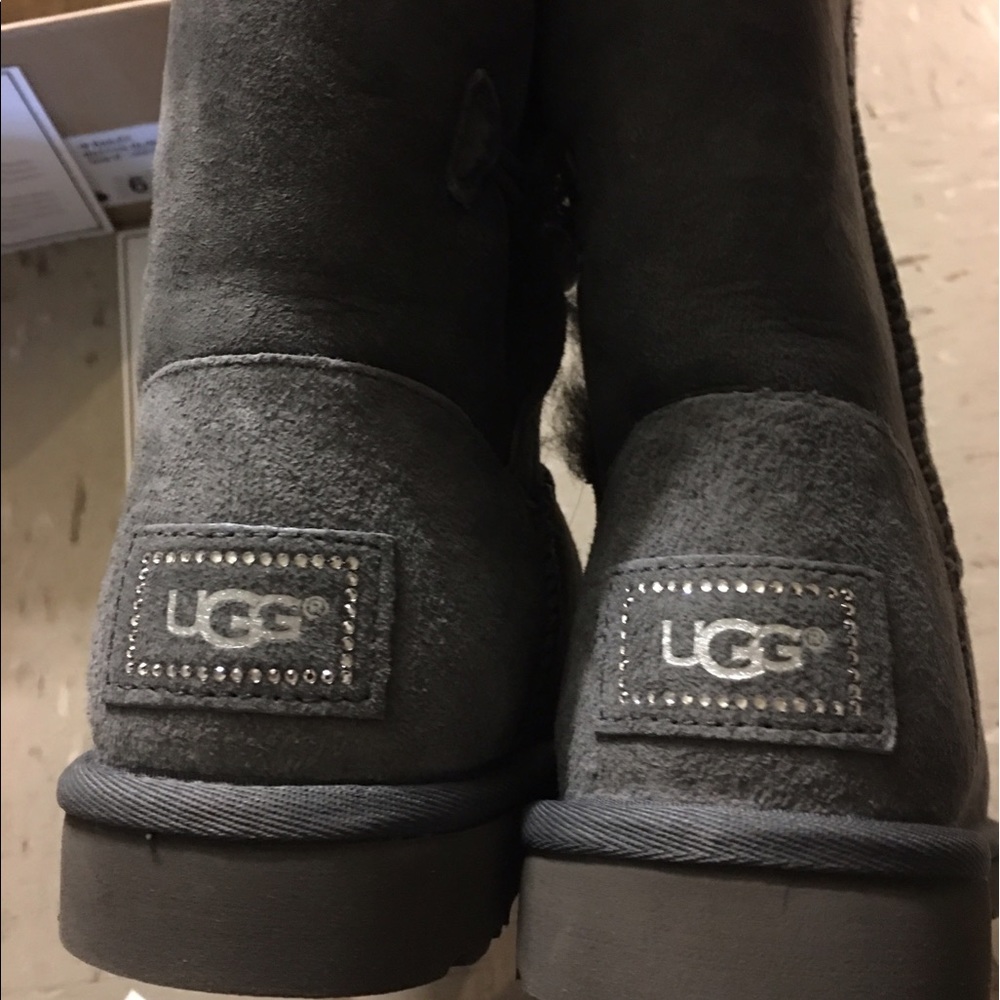 Ugg Bailey Button Bling Boot Grey - image 3
