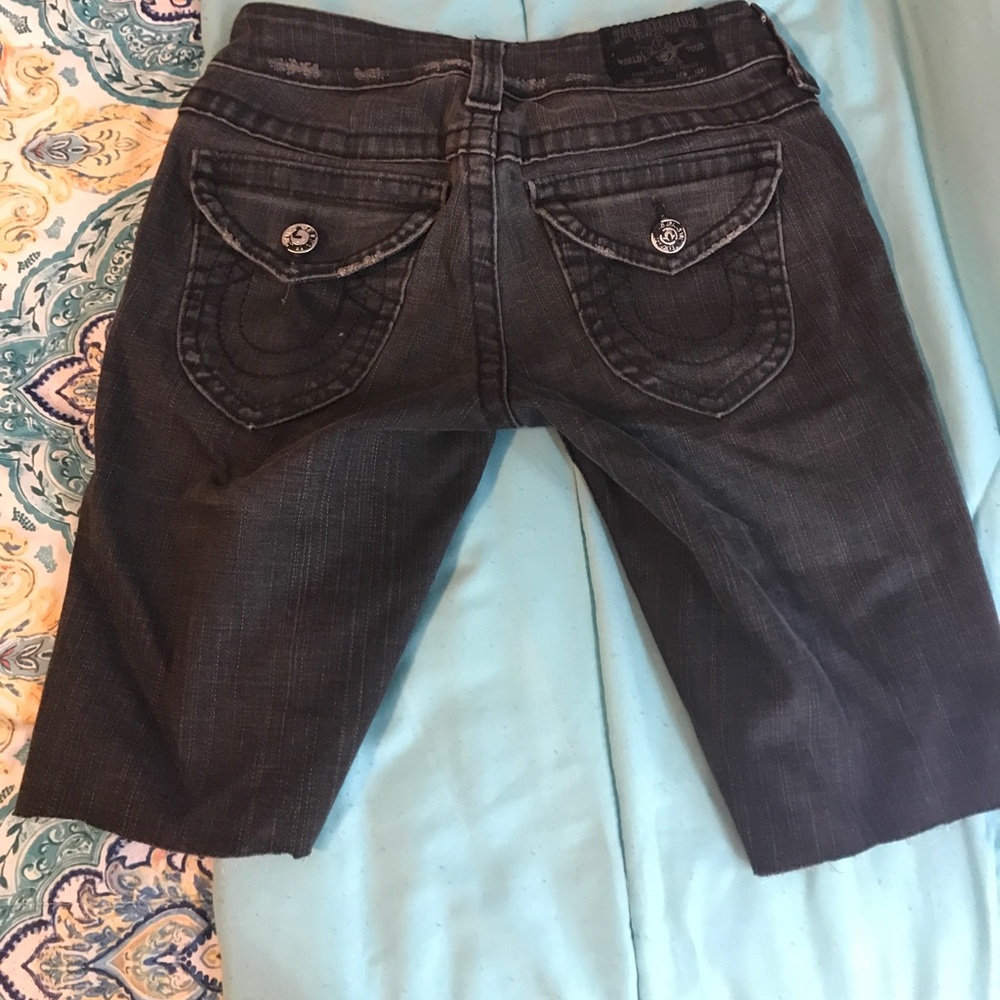 True Religion Distressed Shorts