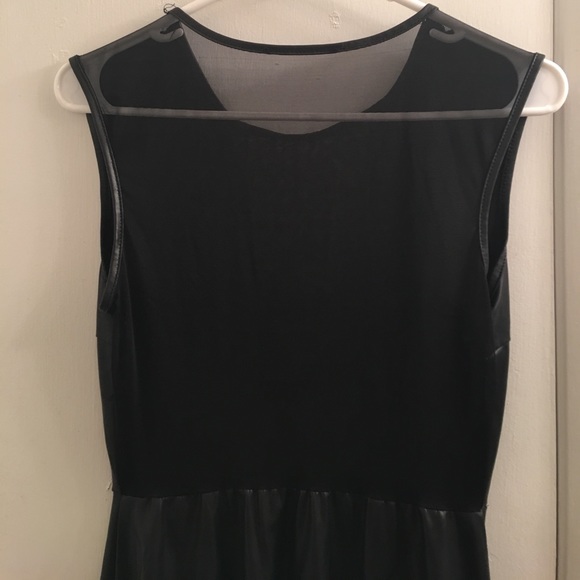 Forever 21 Faux Leather Circle Dress - Picture 3 of 4