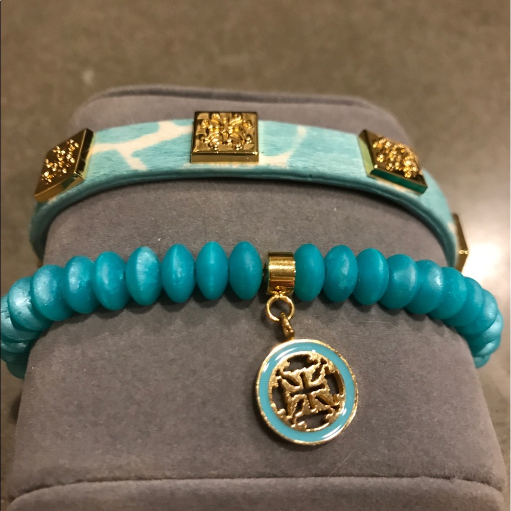 Rustic Cuff Meagen Wrap and Alex Beaded bracelets