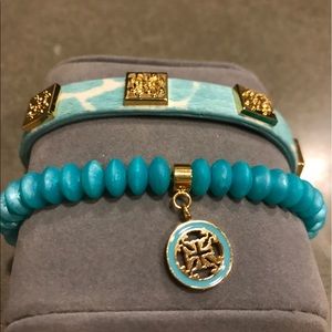 Rustic Cuff Meagen Wrap and Alex Beaded bracelets