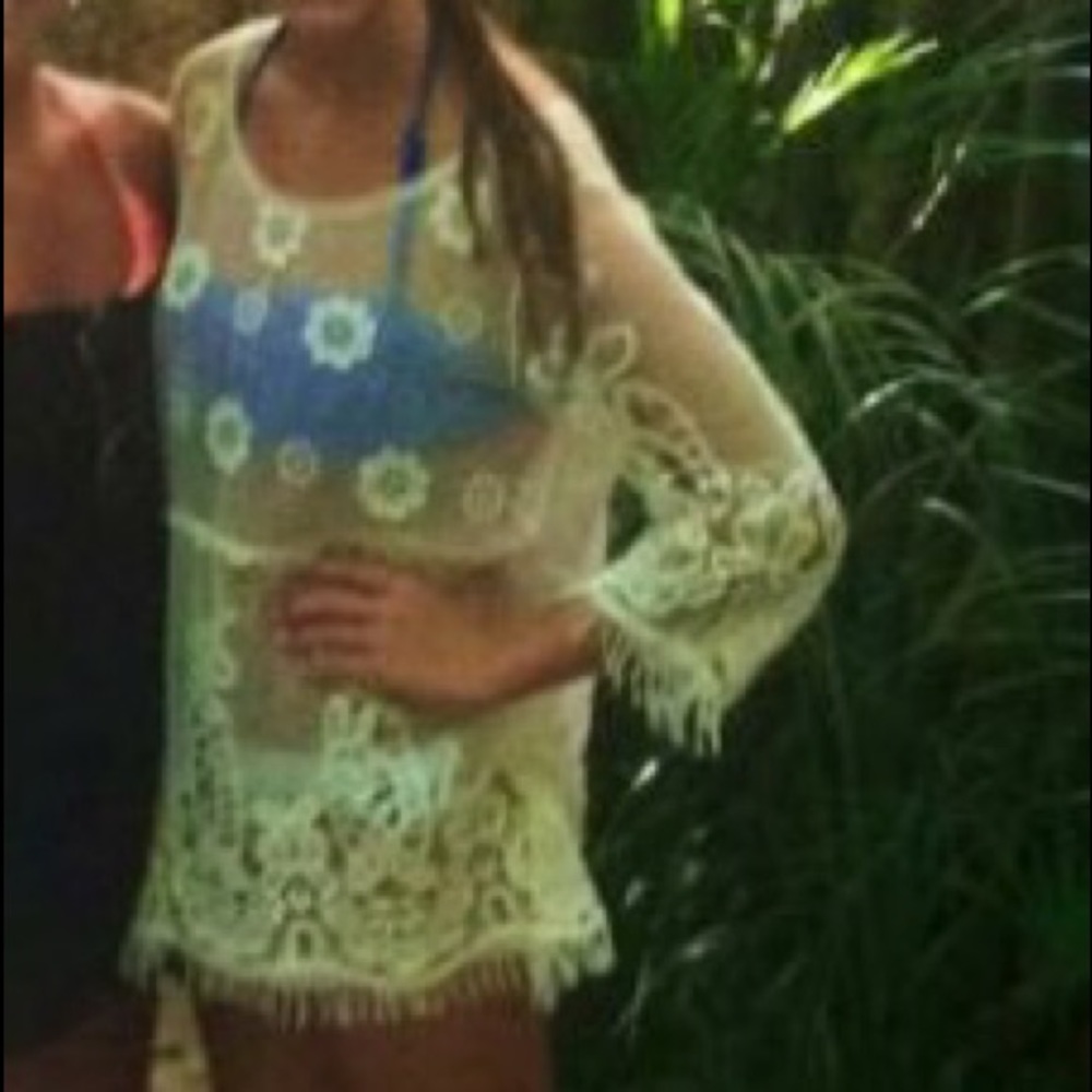 Super cute as a swim suit cover up or shirt