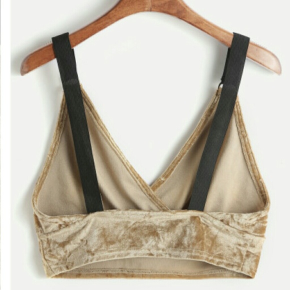 🌿🌿GOLD VELVET TOP🌿 - Picture 2 of 3