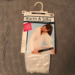 Warm and silky long johns