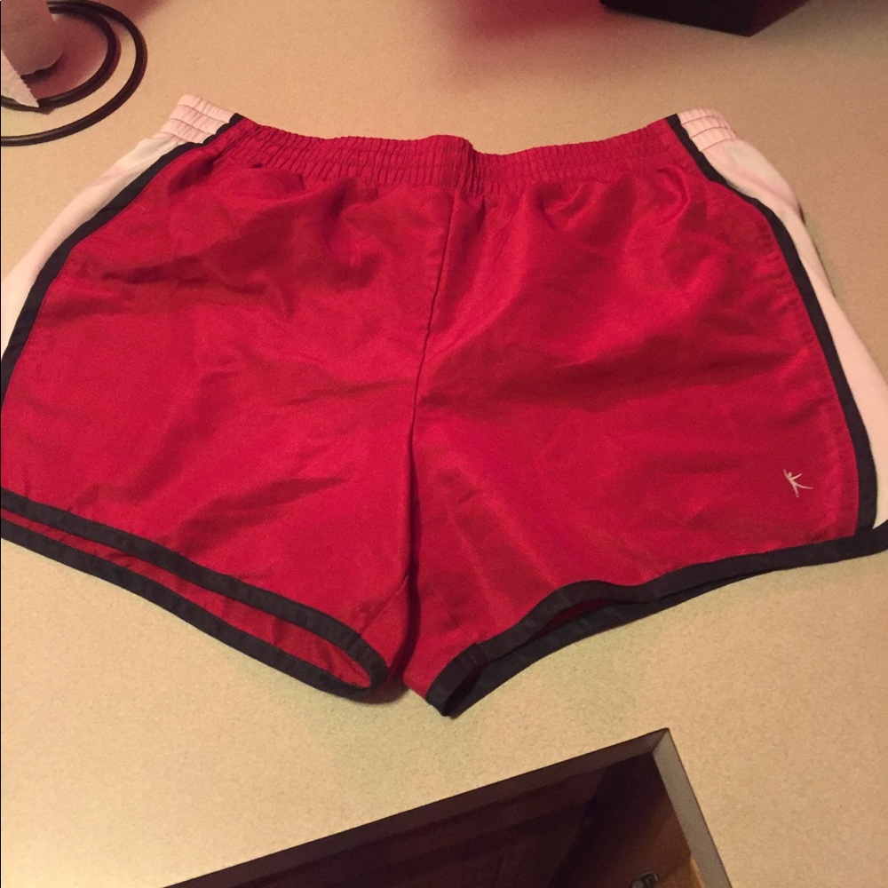 Red danskin shorts no built in underwear