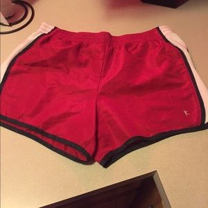 Red danskin shorts no built in underwear