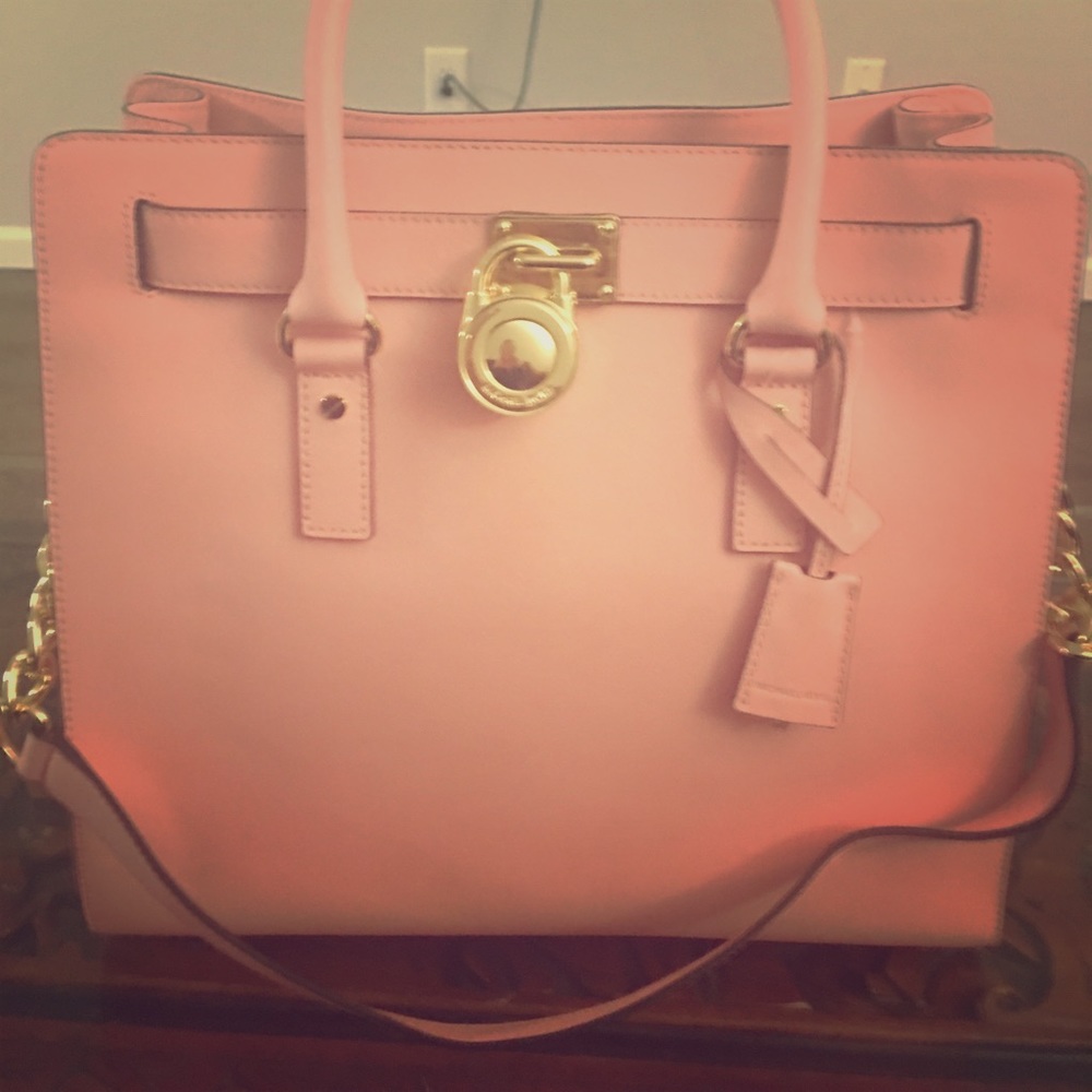 Brand new large light pink Michael kors purse