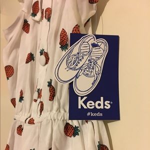 KEDS White Pineapple Print Sundress