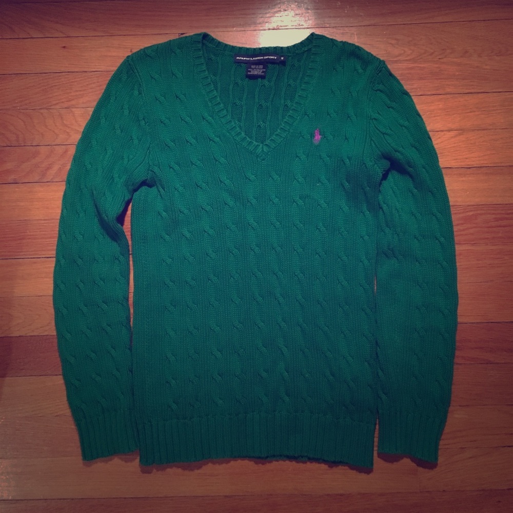 Ralph Lauren Green Sweater 🔹