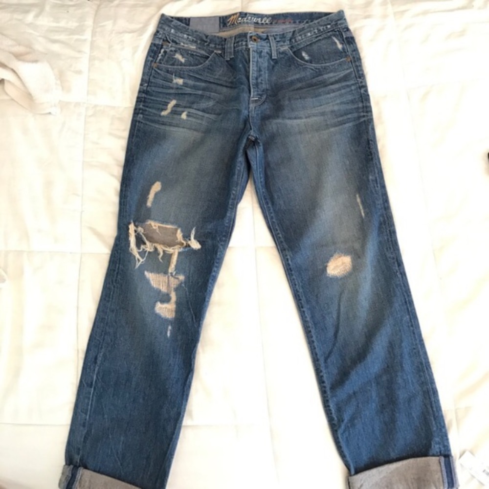 Boyfriend cut jeans