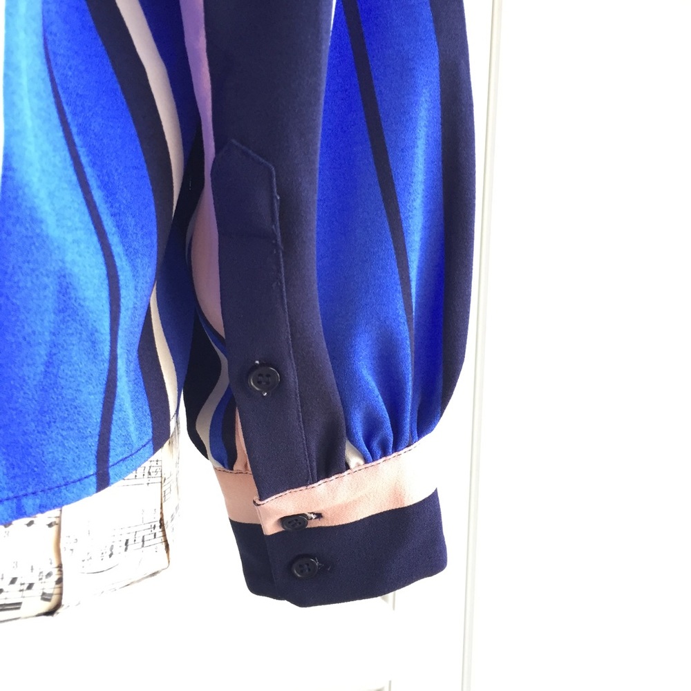 Romeo & Juliet Couture Striped Off Shoulder Top - Picture 6 of 7