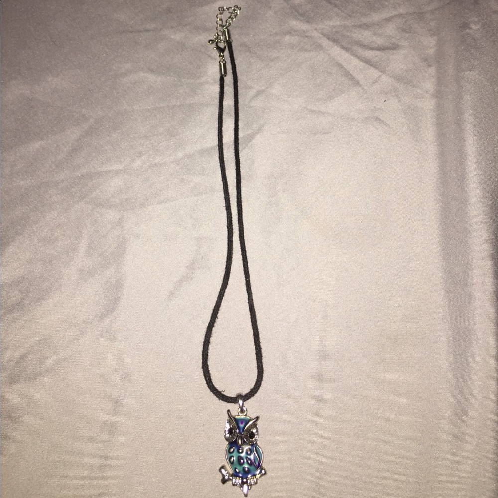 Color Changing Owl Necklace