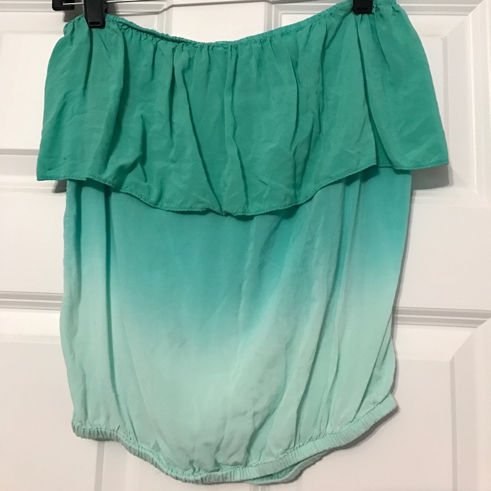 Green tube top