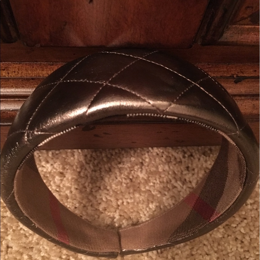 Burberry Quilted Leather Headband