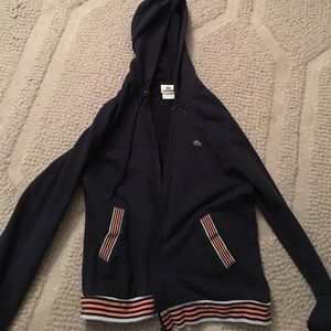 Lacoste zip up hoodie