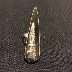 ORTHOCERAS FOSSIL RING 8