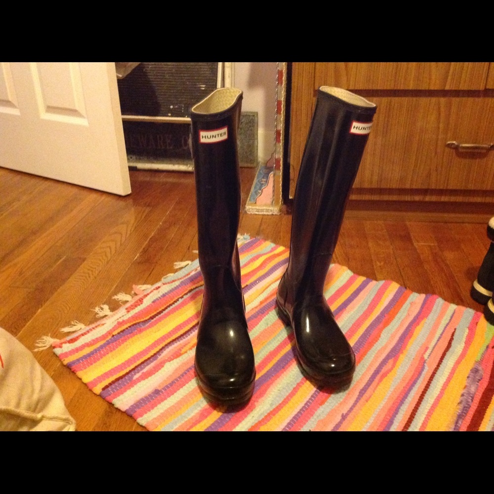 Hunter Boots Original Gloss SZ8 Good Condition