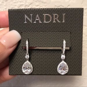 Nadri pear drop earrings