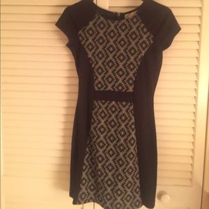 Black and grey dress with cute design
