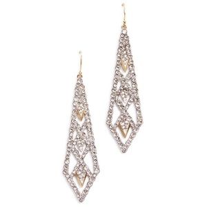 Alexis bittar spiked lattice drop earrings
