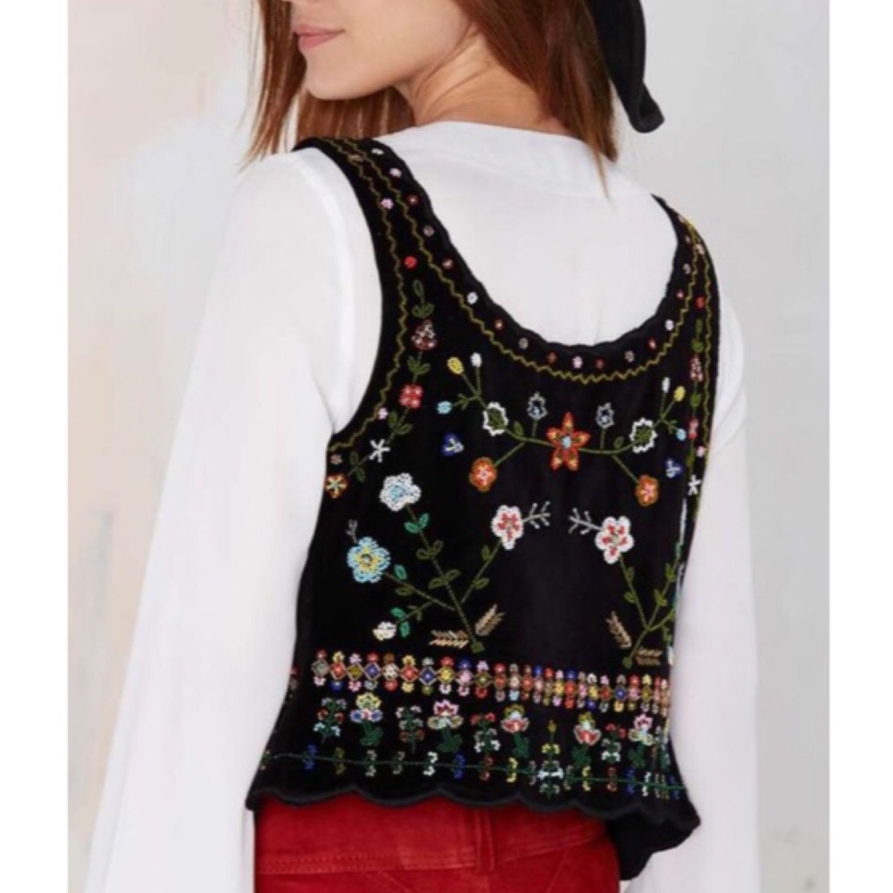 Nasty Gal Valencia Hand Beaded Vest - Picture 2 of 6